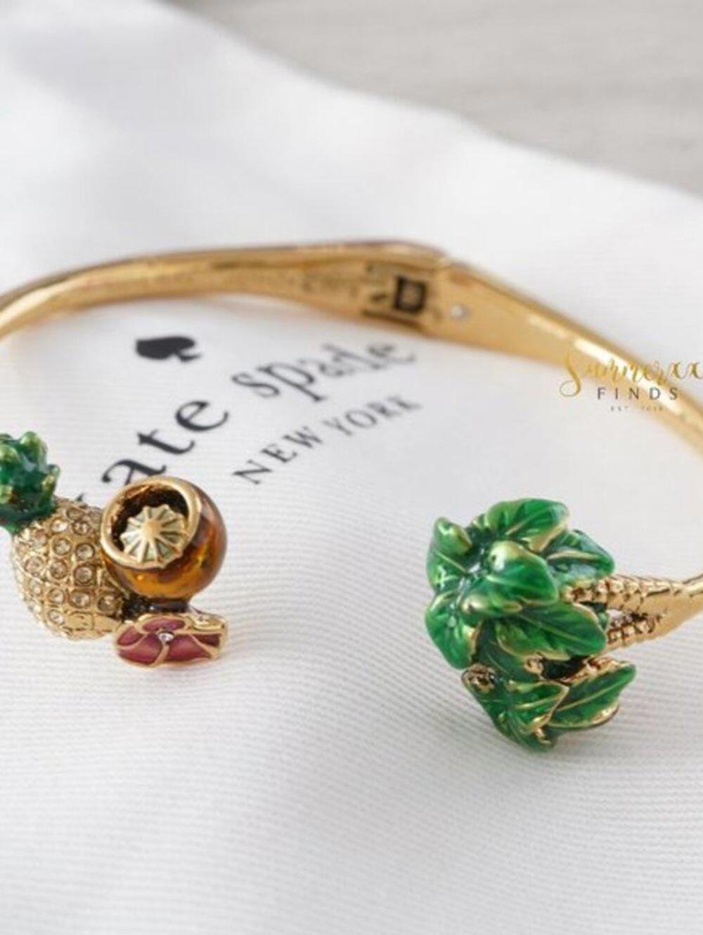 Kate Spade Hawaii Exclusive Open Hinged Cuff Bracelet